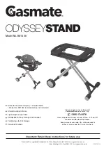 Gasmate ODYSSEYSTAND BA1036 Manual preview