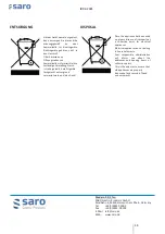 Preview for 14 page of Gastro saro GTK1530 Operating Instructions Manual