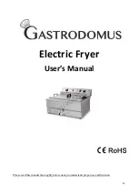 Preview for 11 page of Gastrodomus FRI30E User Manual