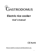 Preview for 9 page of Gastrodomus RC-1 User Manual