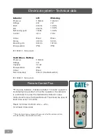 Preview for 4 page of Gate Bure Rise & Go DB 56-309 Technical Manual