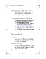 Preview for 42 page of Gateway DX4710-UB301A - DX - 6 GB RAM Reference Manual