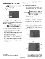 Preview for 3 page of Gateway M255 Hardware Replacement Manual