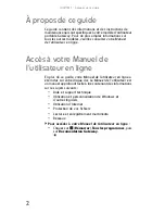 Preview for 10 page of Gateway MT6704h (French) Manual Du Matériel