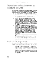 Preview for 22 page of Gateway MT6704h (French) Manual Du Matériel