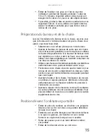 Preview for 23 page of Gateway MT6704h (French) Manual Du Matériel