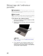 Preview for 28 page of Gateway MT6704h (French) Manual Du Matériel