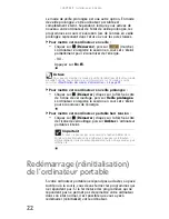 Preview for 30 page of Gateway MT6704h (French) Manual Du Matériel