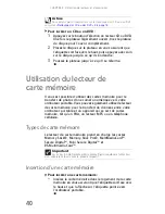 Preview for 48 page of Gateway MT6704h (French) Manual Du Matériel