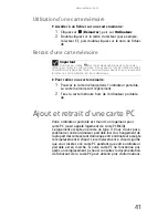 Preview for 49 page of Gateway MT6704h (French) Manual Du Matériel