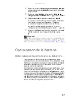 Preview for 65 page of Gateway MT6704h (French) Manual Du Matériel