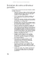 Preview for 80 page of Gateway MT6704h (French) Manual Du Matériel