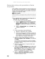 Preview for 94 page of Gateway MT6704h (French) Manual Du Matériel