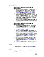 Preview for 111 page of Gateway MT6704h (French) Manual Du Matériel