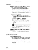 Preview for 124 page of Gateway MT6704h (French) Manual Du Matériel