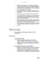 Preview for 109 page of Gateway MT6704h Manual Du Matériel