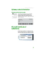 Preview for 7 page of Gateway MX6450 Hardware Reference Manual