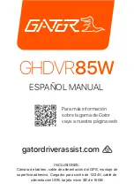 Preview for 85 page of Gator GHDVR85W User Manual