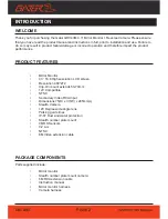 Preview for 2 page of Gator GRV43M Product User Manual