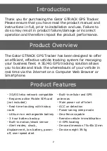 Preview for 2 page of Gator GTRACK 4G Product User Manual