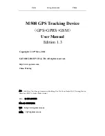 Preview for 1 page of Gator M508 User Manual