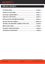 Preview for 3 page of Gator Rv43MKT Product User Manual