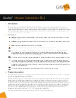 Preview for 1 page of Gavita Master Controller EL3 Instructions Manual