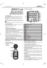 Gazelle G9407-Log Operating Instruction preview