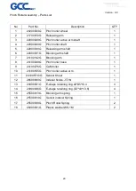 Preview for 20 page of GCC Technologies J5 Series Maintenance Manual