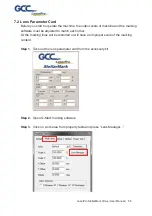 Preview for 58 page of GCC Technologies LaserPro StellarMark CIIA-Li User Manual