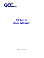 GCC Technologies RX Series User Manual preview