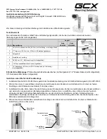 Preview for 5 page of GCX M Series Assembly Installation Manual