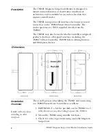 Preview for 2 page of GE Interlogix TS0861 Installation Manual