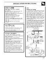 Preview for 33 page of GE 164 D2966P073 Use And Care Manual