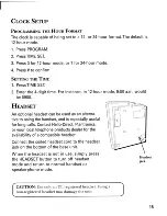 Preview for 19 page of GE 2-9451 User Manual