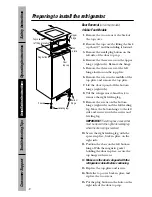 Preview for 12 page of GE 2 Cubic Foot Series Owner'S Manual