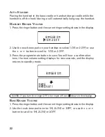 Preview for 22 page of GE 21015 User Manual