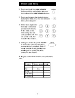 Preview for 7 page of GE 24906 - Remote Control With Glow Keys Instruction Manual