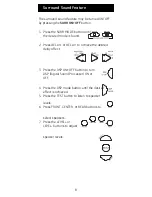 Preview for 8 page of GE 24926 - Remote Control With Glow Keys Instruction Manual