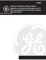 Preview for 51 page of GE 25880 User Manual