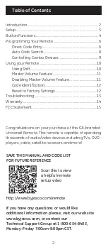 Preview for 2 page of GE 33705 Instruction Manual