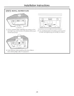 Preview for 19 page of GE 36" CUSTOM HOOD INSERT ZVC36LSS Installation Instructions Manual