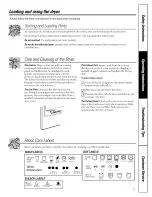 Preview for 11 page of GE 495 Series Owner'S Manual