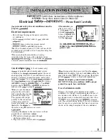Preview for 5 page of GE ACV05 Use And Care & Installation Manual