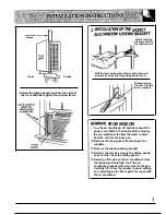 Preview for 7 page of GE ACV05 Use And Care & Installation Manual