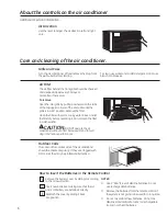 Preview for 6 page of GE AEG10 series Owner'S Manual And Installation Instructions