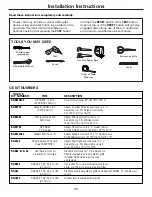 Preview for 13 page of GE AEM06LP Owner'S Manual And Installation Instructions