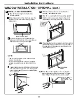 Preview for 20 page of GE AEM06LP Owner'S Manual And Installation Instructions