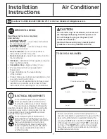 Preview for 7 page of GE AEM24 Series Owner'S Manual And Installation Instructions