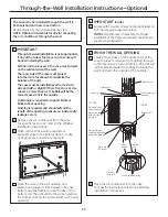 Preview for 13 page of GE AEM24 Series Owner'S Manual And Installation Instructions